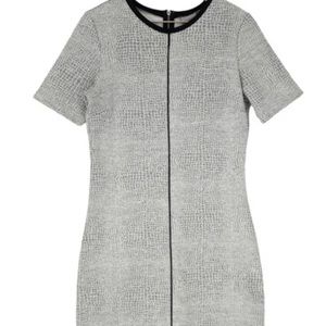 Oliver Bonas snake print sheath dress in grey- size U.K. 10